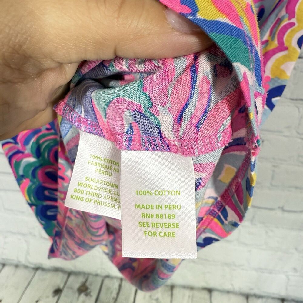Lilly Pulitzer Girls Mini Sophie Dress Large 14-16 UPF 50 Resort Preppy - Picture 7 of 14